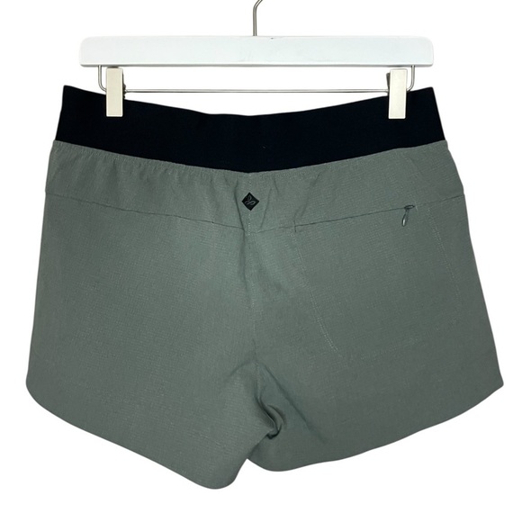 Prana Hybridizer Shorts Gorpcore Outdoors Elastic Waist Comfort Mid Rise Gray M - Picture 8 of 8